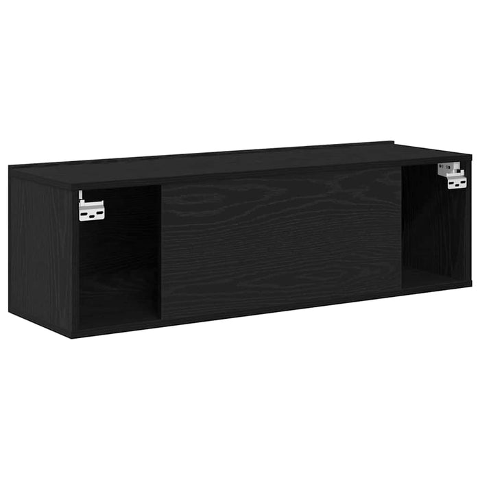 Cabinet TV 2 pcs Negru 100 x 30 x 30 cm Lemn compozit - WALTI WALTI