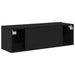 Cabinet TV 2 pcs Negru 100 x 30 x 30 cm Lemn compozit - WALTI WALTI