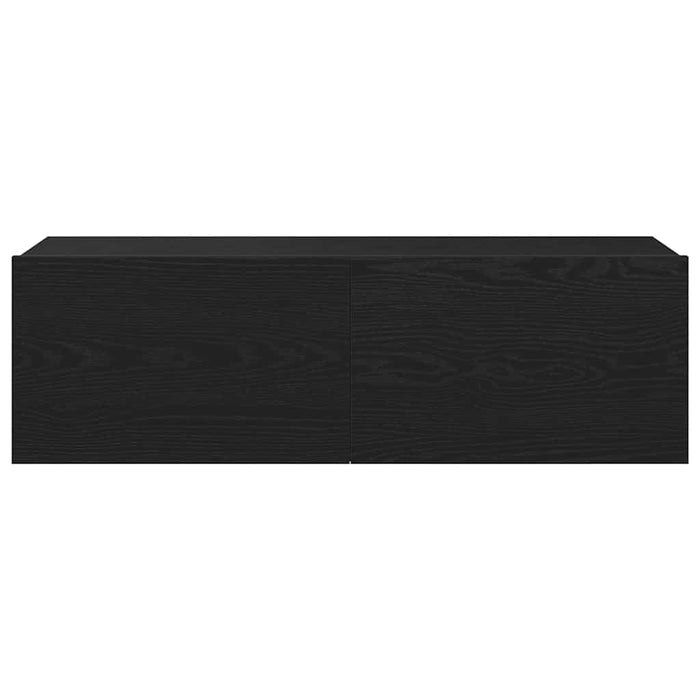 Cabinet TV 2 pcs Negru 100 x 30 x 30 cm Lemn compozit - WALTI WALTI