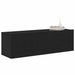 Cabinet TV 2 pcs Negru 100 x 30 x 30 cm Lemn compozit - WALTI WALTI