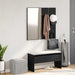 Set mobilier hol cu sertar 4 pcs Stejar Negru Lemn compozit - WALTI WALTI