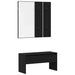Set mobilier hol cu sertar 4 pcs Stejar Negru Lemn compozit - WALTI WALTI