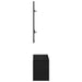 Set mobilier hol cu sertar 4 pcs Stejar Negru Lemn compozit - WALTI WALTI