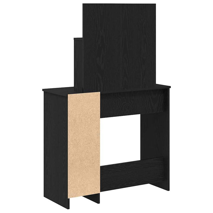 Masă de Machiaj Stejar Negru 86,5 x 35 x 136 cm Lemn compozit - WALTI WALTI