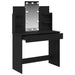 Masă de Machiaj Stejar negru 96 x 40 x 142 cm Lemn compozit - WALTI WALTI