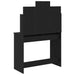 Masă de Machiaj Stejar negru 96 x 40 x 142 cm Lemn compozit - WALTI WALTI