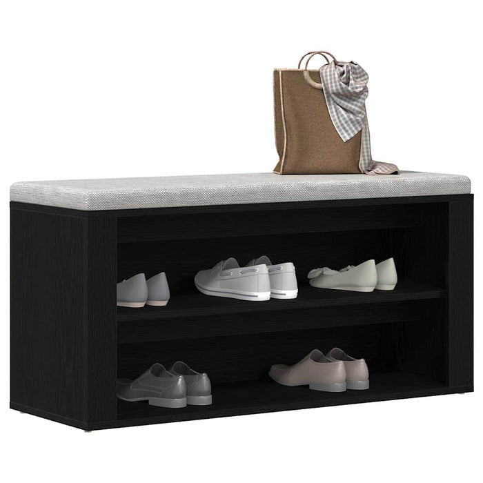 Bancă pentru pantofi, stejar negru, 100x35x45 cm, lemn stratificat - WALTI WALTI