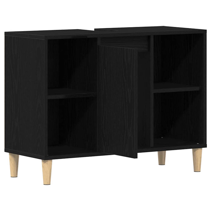 Dulap chiuvetă, stejar negru, 80x33x60 cm, lemn stratificat - WALTI WALTI