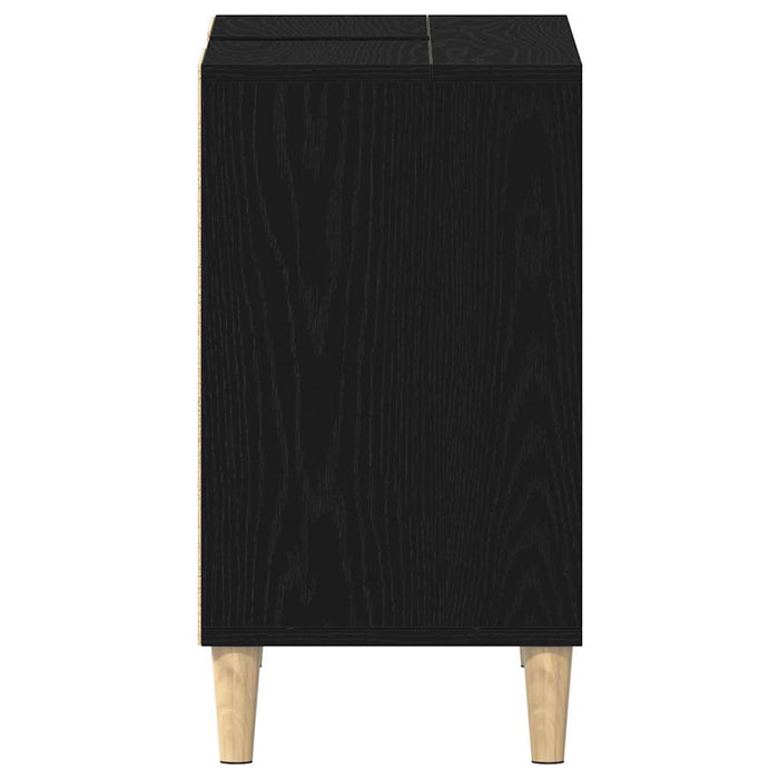 Dulap chiuvetă, stejar negru, 80x33x60 cm, lemn stratificat - WALTI WALTI