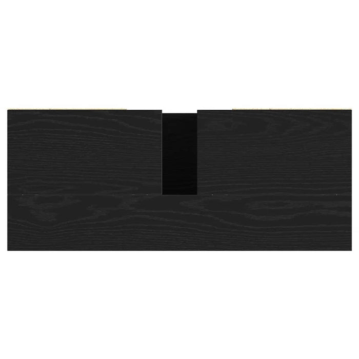Dulap chiuvetă, stejar negru, 80x33x60 cm, lemn stratificat - WALTI WALTI