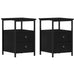 Noptiere 2 buc. stejar negru 34x35,5x50 cm lemn stratificat - WALTI WALTI