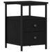 Noptiere 2 buc. stejar negru 34x35,5x50 cm lemn stratificat - WALTI WALTI