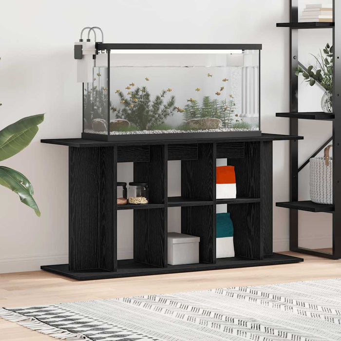 Suport pentru acvariu, stejar negru, 120x40x60 cm, lemn stratificat WALTI