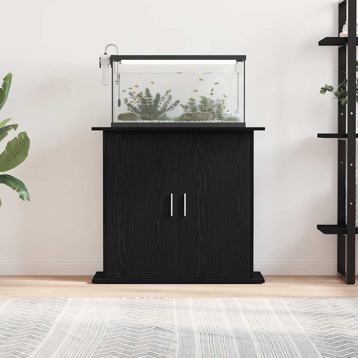 Suport pentru acvariu, stejar negru, 81x36x73 cm, lemn stratificat WALTI