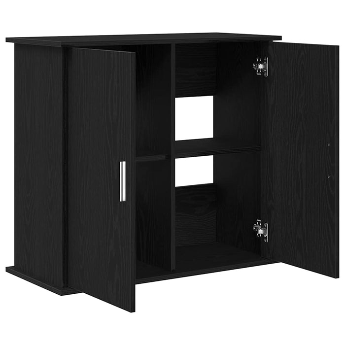 Suport pentru acvariu, stejar negru, 81x36x73 cm, lemn stratificat WALTI