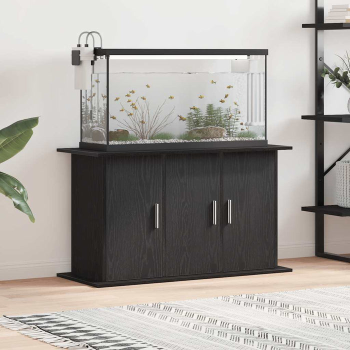 Suport pentru acvariu, stejar negru, 101x41x58 cm, lemn stratificat WALTI