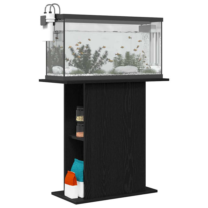 Suport pentru acvariu, stejar negru, 75x36x72,5 cm, lemn stratificat - WALTI WALTI