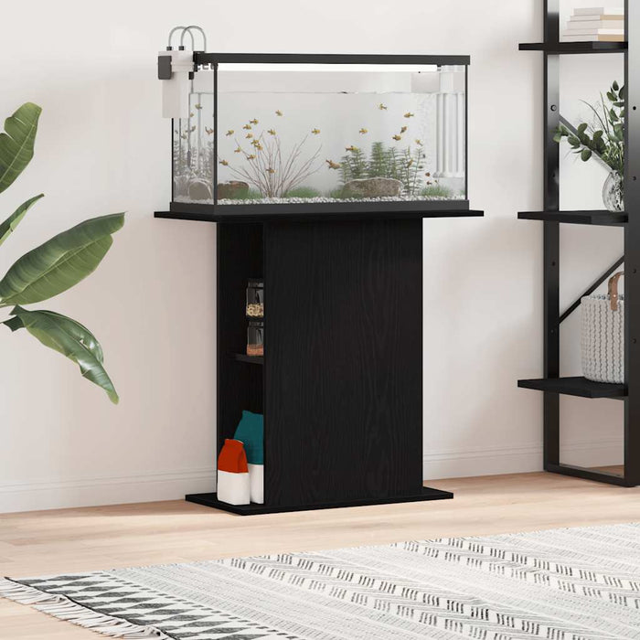 Suport pentru acvariu, stejar negru, 75x36x72,5 cm, lemn stratificat - WALTI WALTI