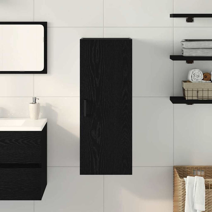 Dulap de perete, stejar negru, 34,5x34x90 cm, lemn stratificat - WALTI WALTI