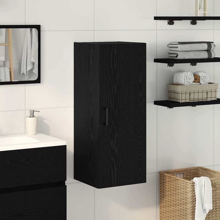 Dulap de perete, stejar negru, 34,5x34x90 cm, lemn stratificat - WALTI WALTI