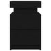 Dulap de noapte Stejar Negru 35 x 39 x 55 cm Lemn compozit - WALTI WALTI