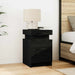 Dulap de noapte cu sertar 2 pcs Stejar Negru 35 x 39 x 55 cm - WALTI WALTI
