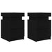 Dulap de noapte cu sertar 2 pcs Stejar Negru 35 x 39 x 55 cm - WALTI WALTI