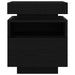 Dulap de noapte Stejar Negru 40 x 39 x 48,5 cm Lemn compozit - WALTI WALTI