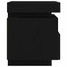Dulap de noapte cu sertar 2 pcs Stejar Negru 40 x 39 x 48,5 cm - WALTI WALTI