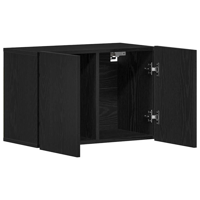 Comodă TV din stejar negru 60x30x41 cm, lemn stratificat - WALTI WALTI