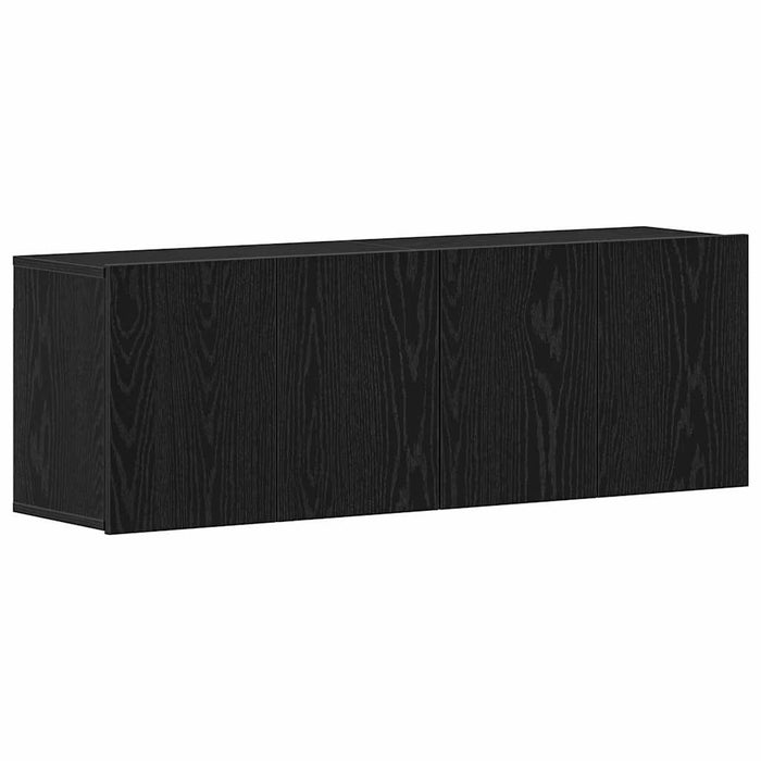 Mobilier TV 2 buc., stejar negru, 120x30x41 cm, lemn stratificat - WALTI WALTI
