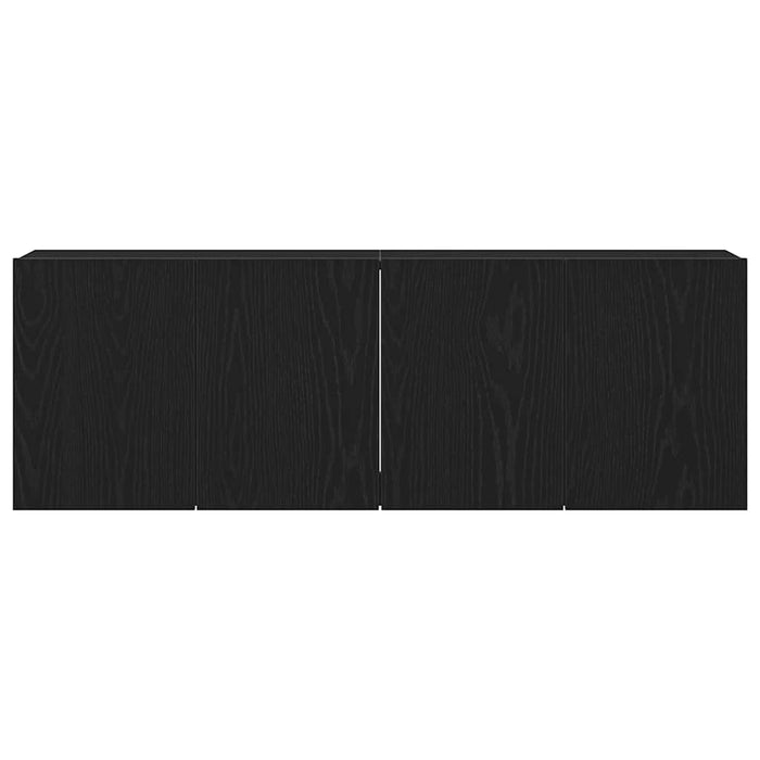 Mobilier TV 2 buc., stejar negru, 120x30x41 cm, lemn stratificat - WALTI WALTI