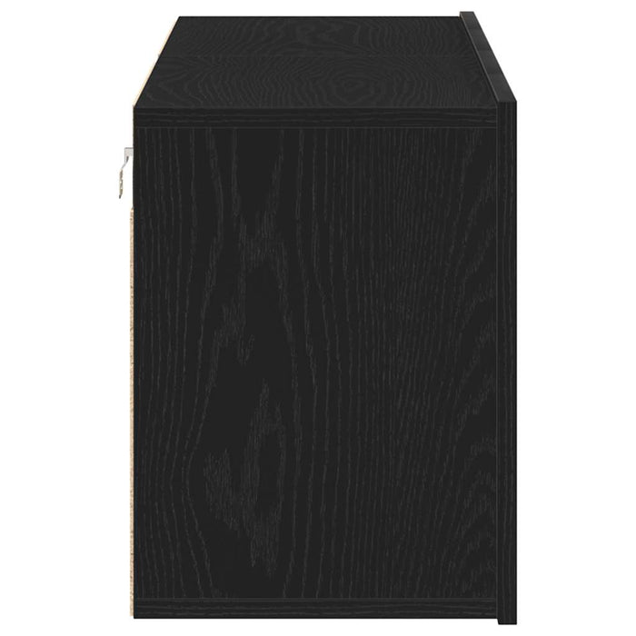 Mobilier TV 2 buc., stejar negru, 120x30x41 cm, lemn stratificat - WALTI WALTI