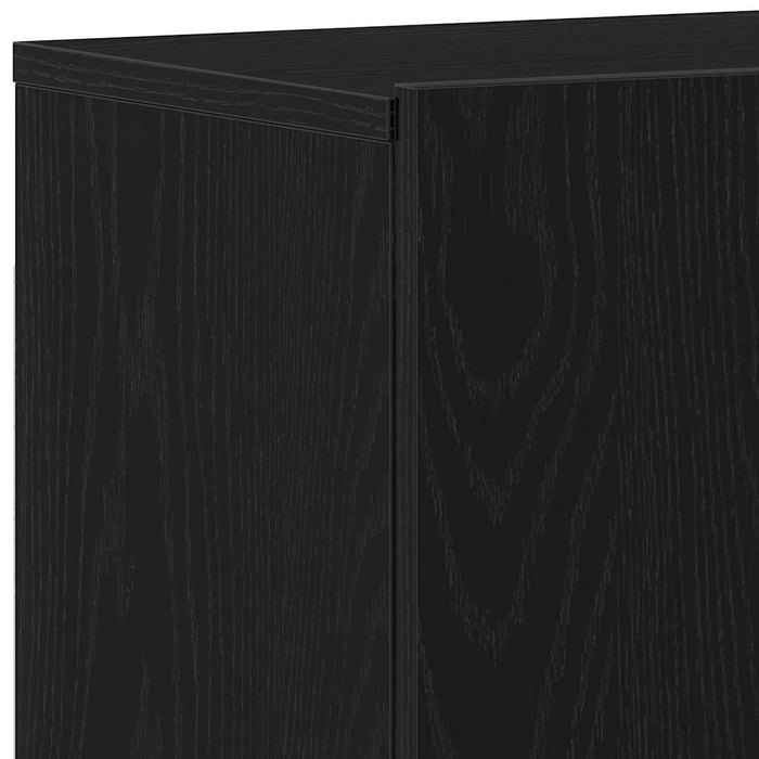 Mobilier TV 2 buc., stejar negru, 120x30x41 cm, lemn stratificat - WALTI WALTI