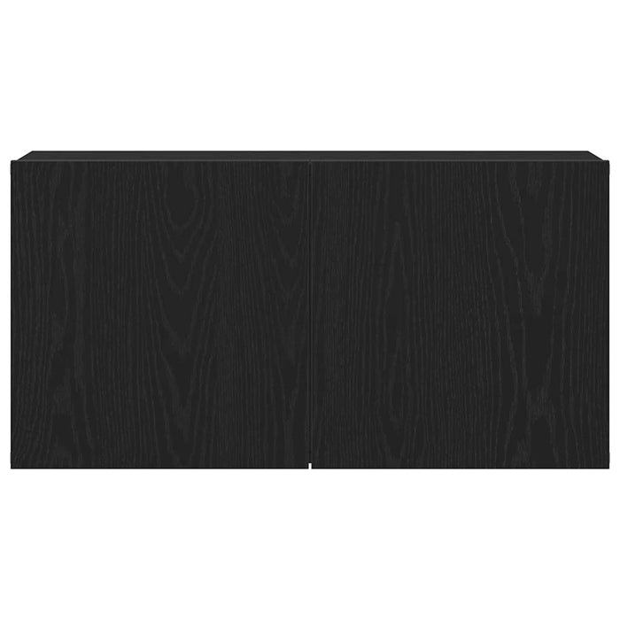 Comodă TV din stejar negru, 80x30x41 cm, lemn stratificat - WALTI WALTI