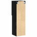 Cabinet TV Negru 30.5 x 30 x 102 cm Lemn compozit - WALTI WALTI
