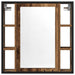 Dulap cu oglindă de baie lemn vechi 60x16x60 cm lemn de lemn - WALTI WALTI