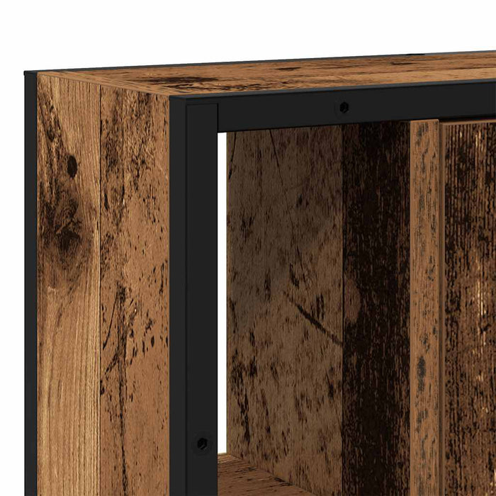 Dulap cu oglindă de baie lemn vechi 60x16x60 cm lemn de lemn - WALTI WALTI