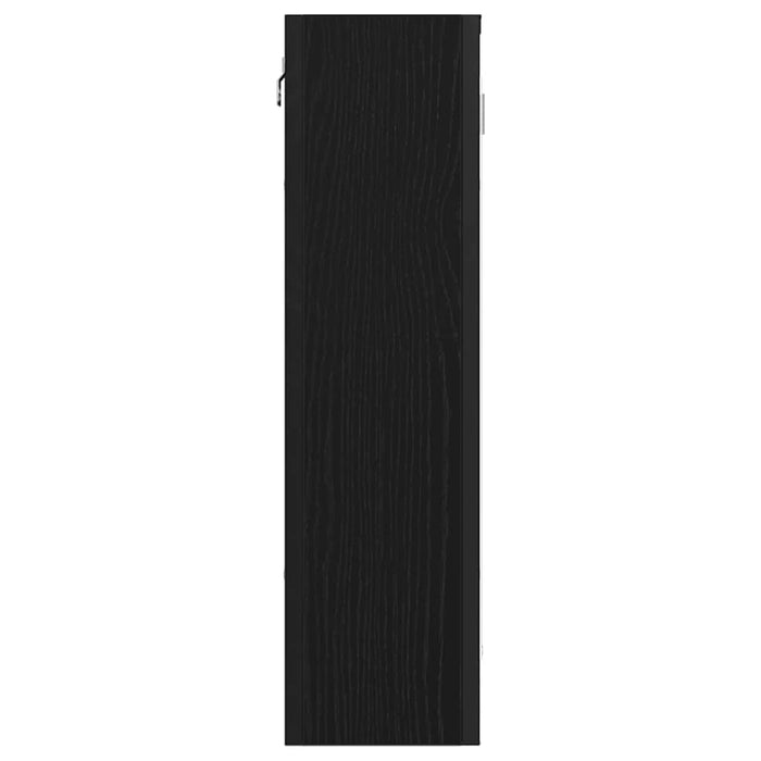 Dulap cu oglindă de baie stejar negru 60x16x60cm lemn prelucrat - WALTI WALTI