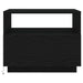Masuta de cafea cu lumini LED Stejar negru 50x49x40 cm - WALTI WALTI