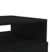 Masuta de cafea cu lumini LED Stejar negru 50x49x40 cm - WALTI WALTI