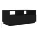 Masuta de cafea cu lumini LED Stejar negru 90x49x40 cm - WALTI WALTI