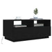 Masuta de cafea cu lumini LED Stejar negru 90x49x40 cm - WALTI WALTI