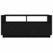 Masuta de cafea cu lumini LED Stejar negru 90x49x40 cm - WALTI WALTI