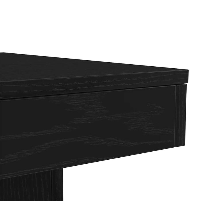 Masuta de cafea cu lumini LED Stejar negru 50x50x40 cm - WALTI WALTI