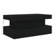 Masuta de cafea cu lumini LED Stejar negru 90x50x40 cm - WALTI WALTI