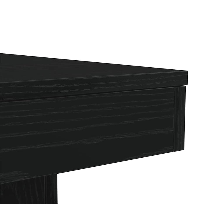 Masuta de cafea cu lumini LED Stejar negru 90x50x40 cm - WALTI WALTI