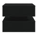 Masuta de cafea cu lumini LED Stejar negru 50x50x40 cm - WALTI WALTI