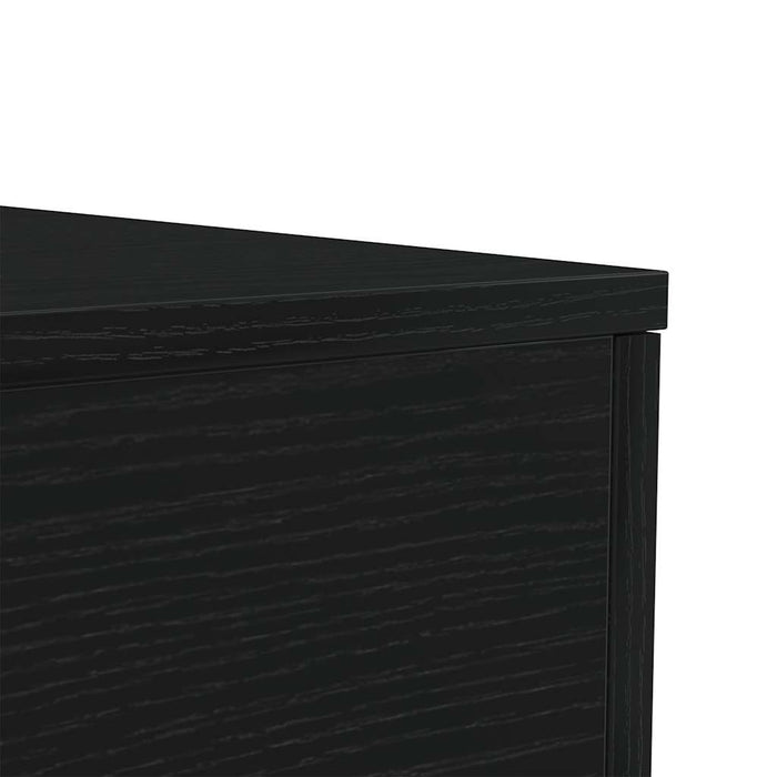 Masuta de cafea cu lumini LED Stejar negru 50x50x40 cm - WALTI WALTI