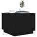 Masuta de cafea cu lumini LED Stejar negru 50x50x40 cm - WALTI WALTI